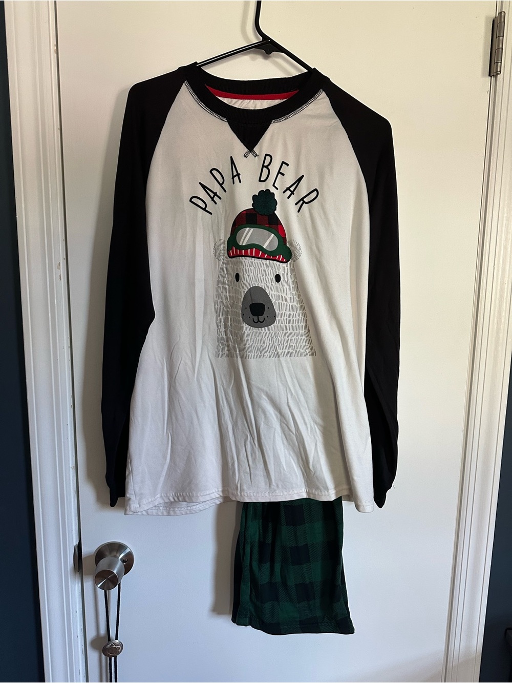 Cuddl Duds ‘Papa Bear’ Holiday PJs Mens Size Medium